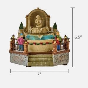 Light-Up Christmas Village Holiday Fountain, Multicolor, 6.5", by Holiday Time